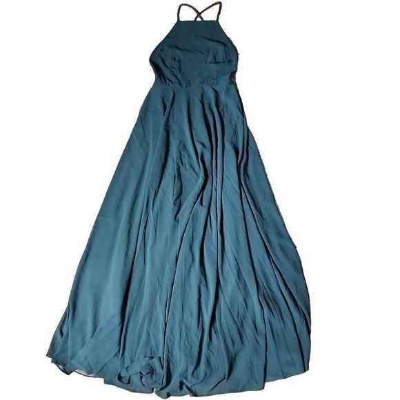 Lulu's Mythical Kind of Love Dark Green Maxi Dress - Picture 6 of 6